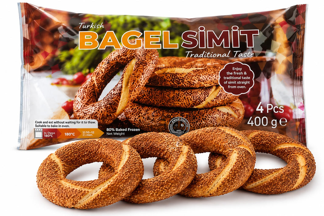 Grand Chef Simit Sesame Bagel 4 Pcs