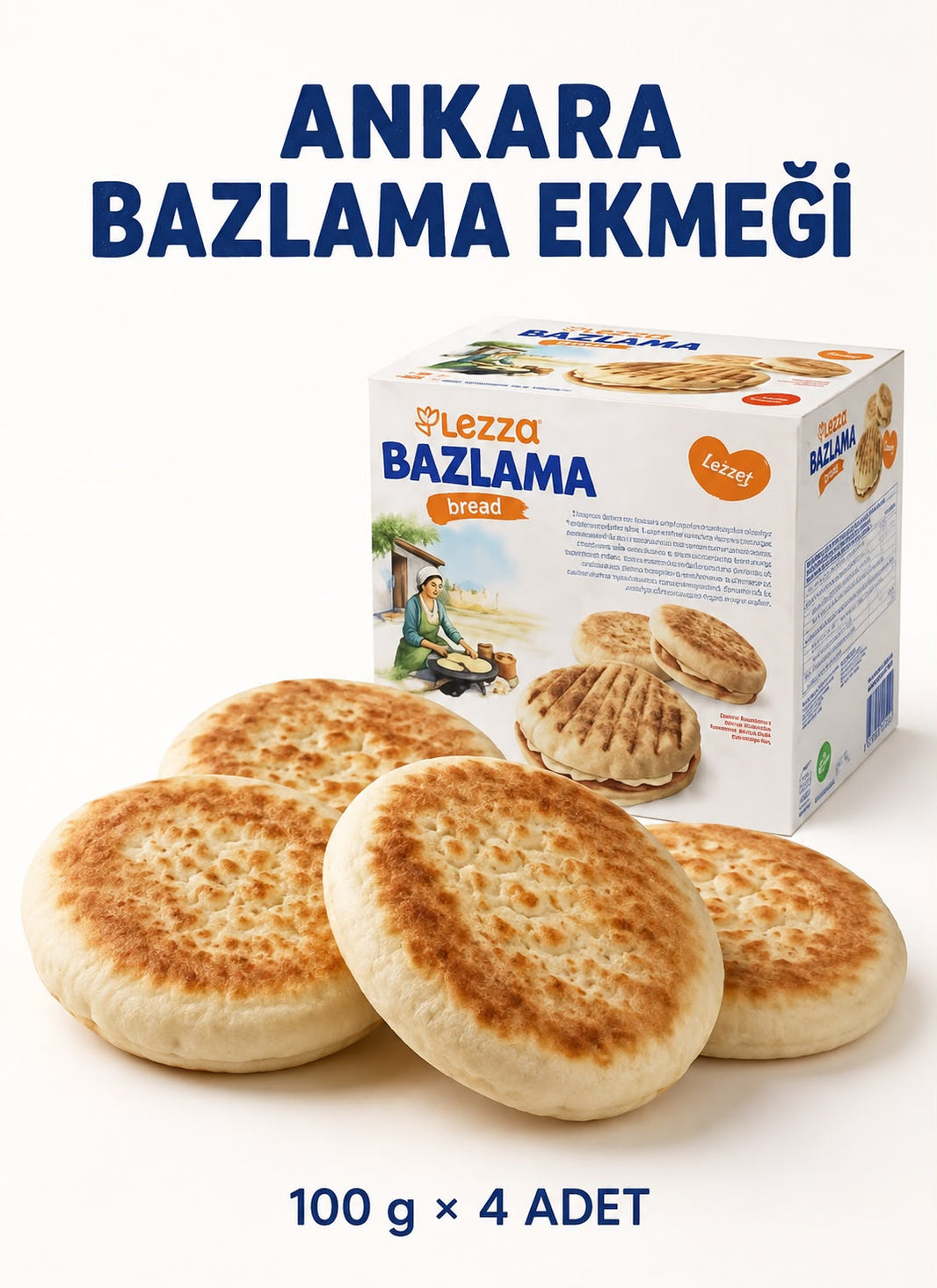 Lezza Bazlama Bread 4pcs