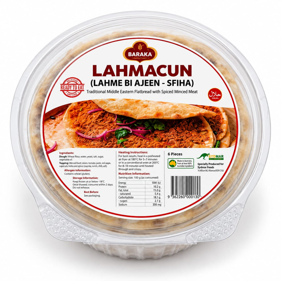 Baraka Traditional Lahmacun Ready to Eat