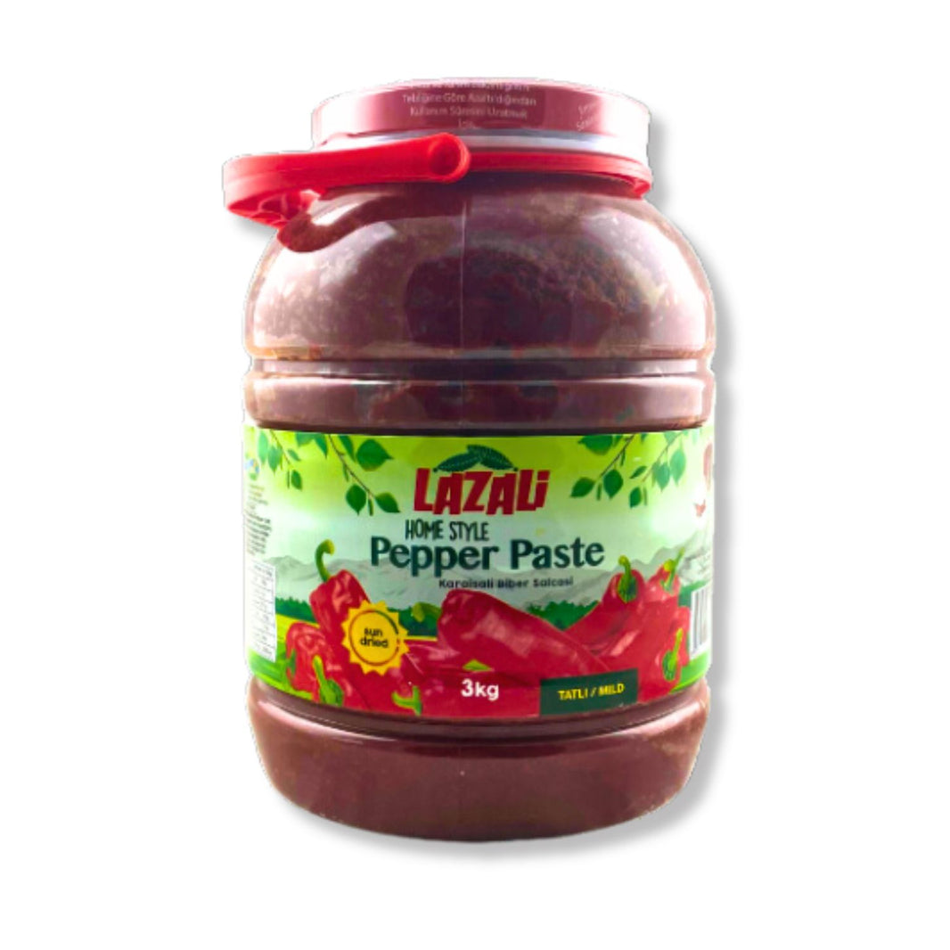 LAZALI YUMUŞAK BİBER SALÇASI 3KG