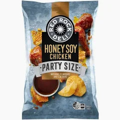 Red Rock Deli Potato Chips Party Bag Honey Soy & Chicken | 290g