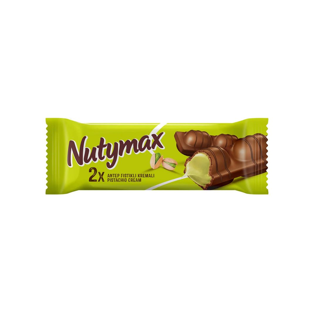 Solen Nutymax Pistachio Cream Chocolate Wafer (Gofret Çikolata Kaplı Antep Fistıkli) 44g