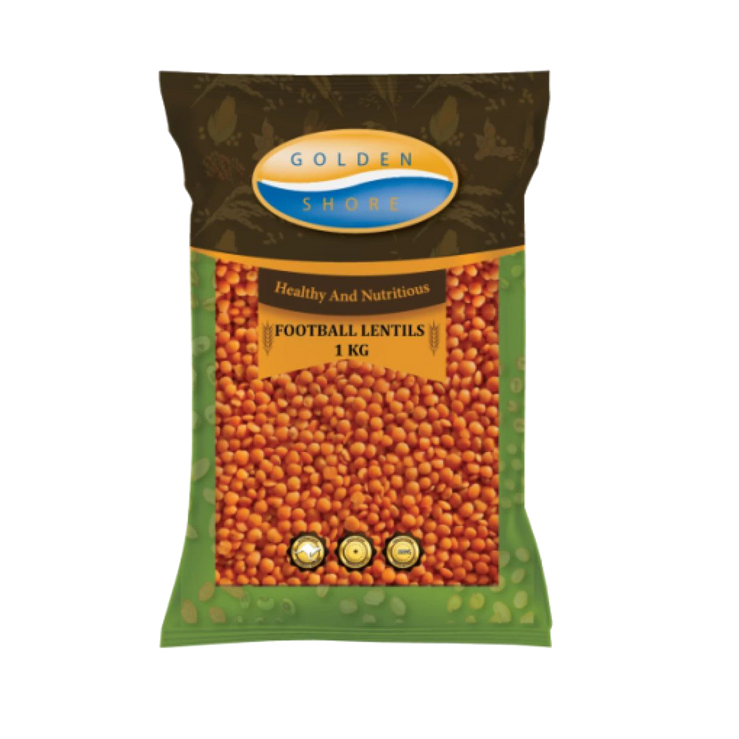 D206 Futbol Şeklinde Kırmızı Mercimek 1KG
