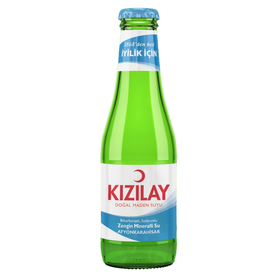 KIZILAY SADE GAZLI SU 200ML x6