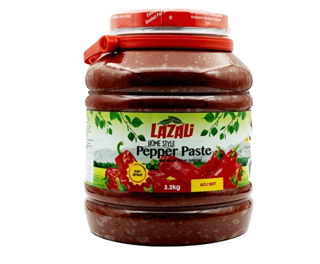 PEPPER PASTE HOT LAZALI 3KG