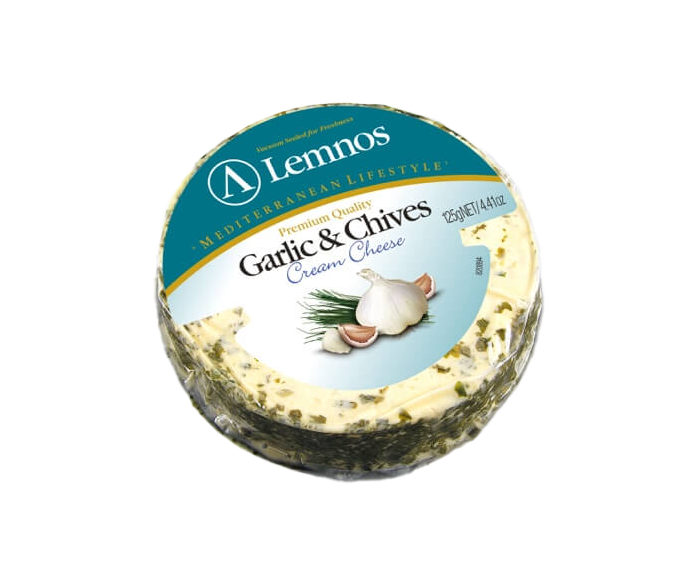 Lemnos Garlic & Chives Cream Cheese 125gr