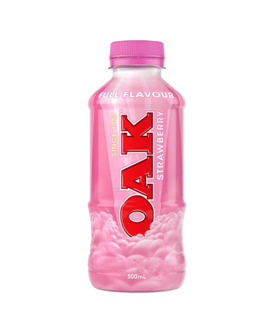 OAK UHT STRAWBERRY FLAVOURED MILK 500 ML
