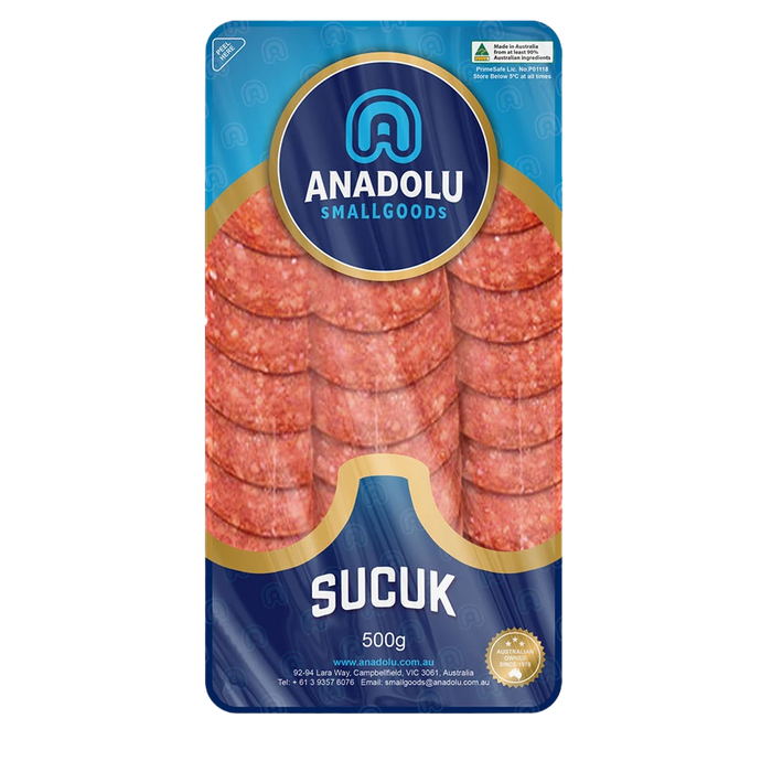 ANADOLU DİLİMLİ YUMUŞAK SUCUK 500 GR