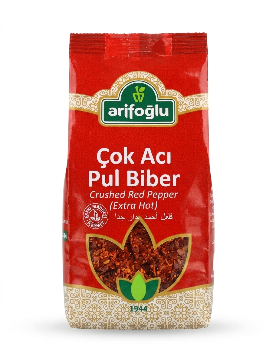 Arifoglu Cok Aci Pul Biber Crushed Red Pepper 70g (Extra hot)