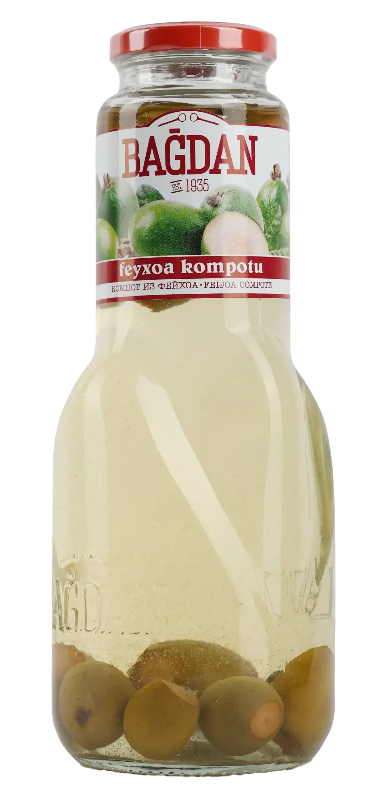BAGDAN FEIJOA COMPOTE 1LT*8 - sydmarfoods