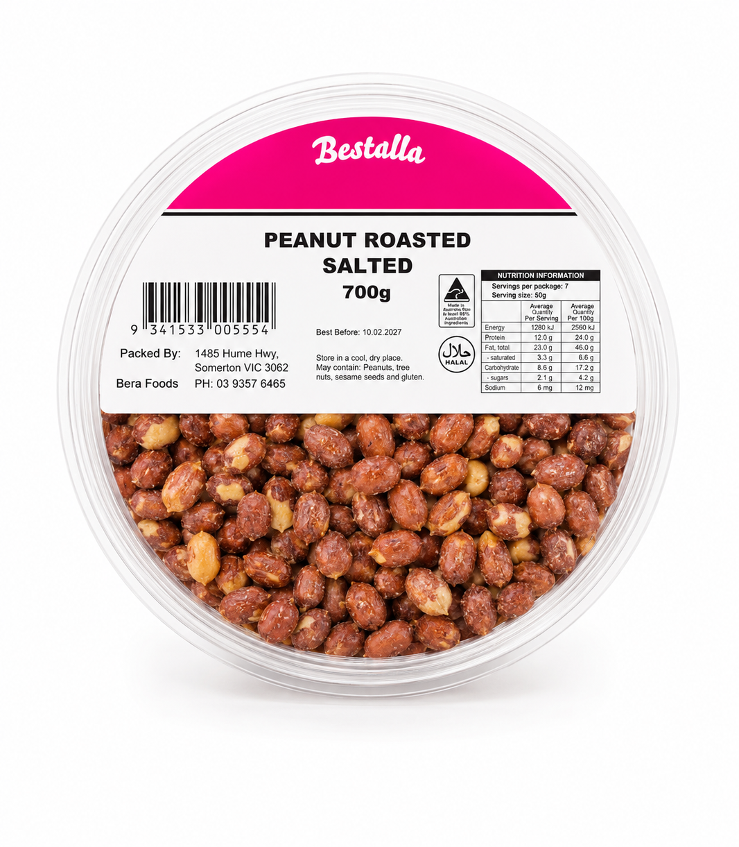 Bestalla Roasted Peanuts 700g