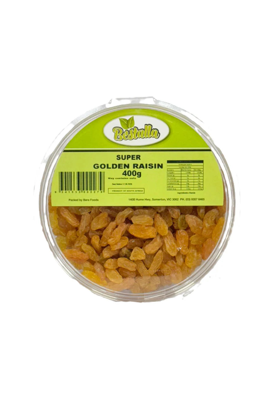 Bestalla Super Golden Raisins 400g
