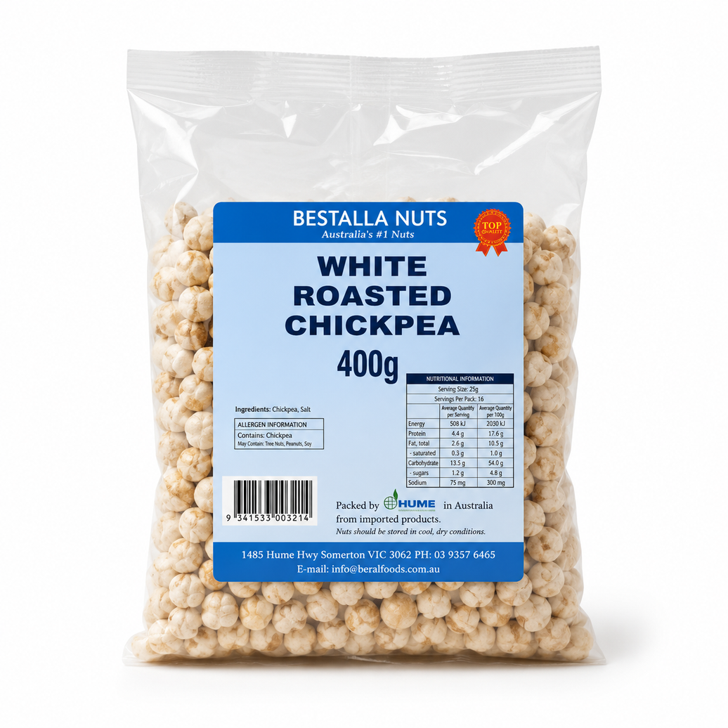Bestalla White Roasted Chick Peas (Beyaz Leblebi) 400g