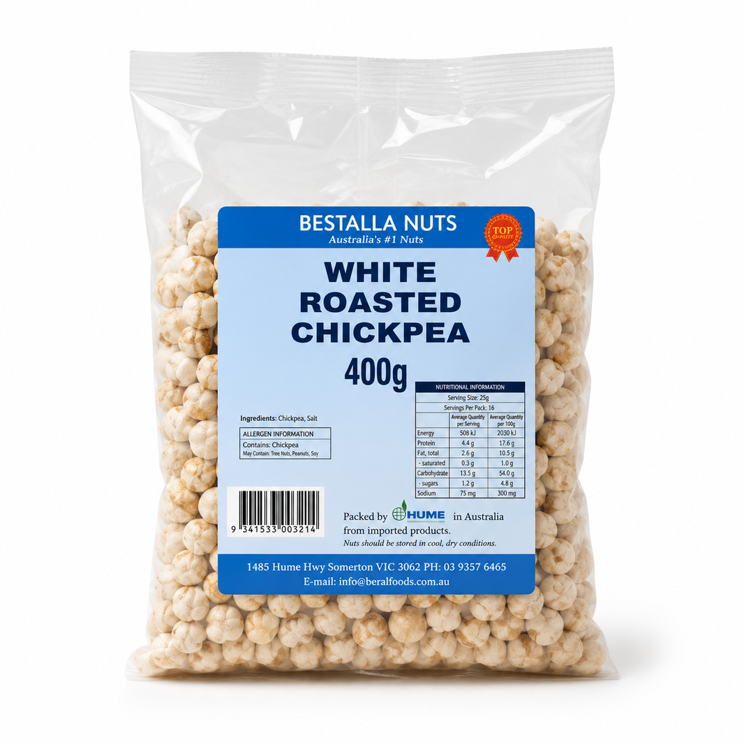 Bestalla White Roasted Chick Peas (Beyaz Leblebi) 400g