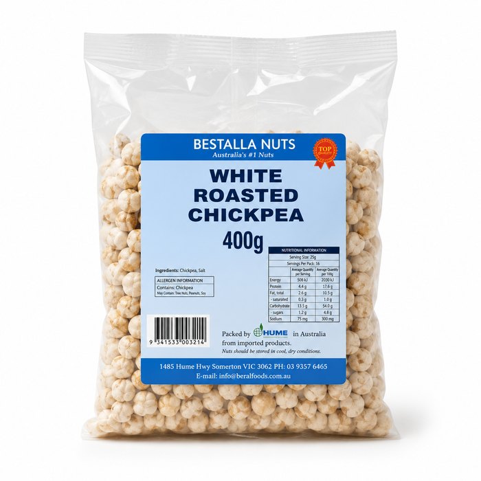 Bestalla White Roasted Chick Peas (Beyaz Leblebi) 400g