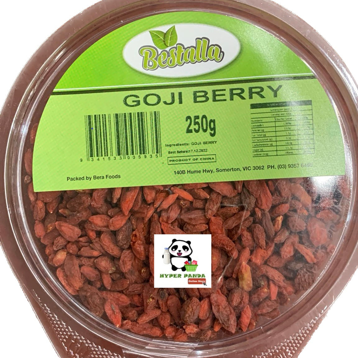 Bestalla Goji Berry 250g