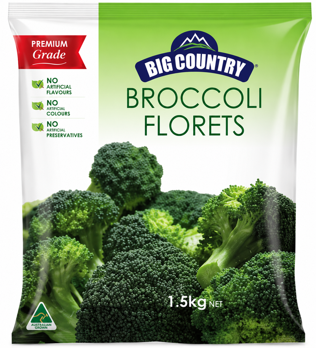 Big Country Broccoli Florets 1.5kg
