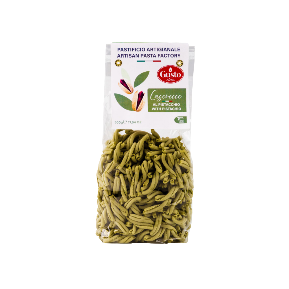 Gusto Etna Pistachio Caserecce Artisan Pasta 500g