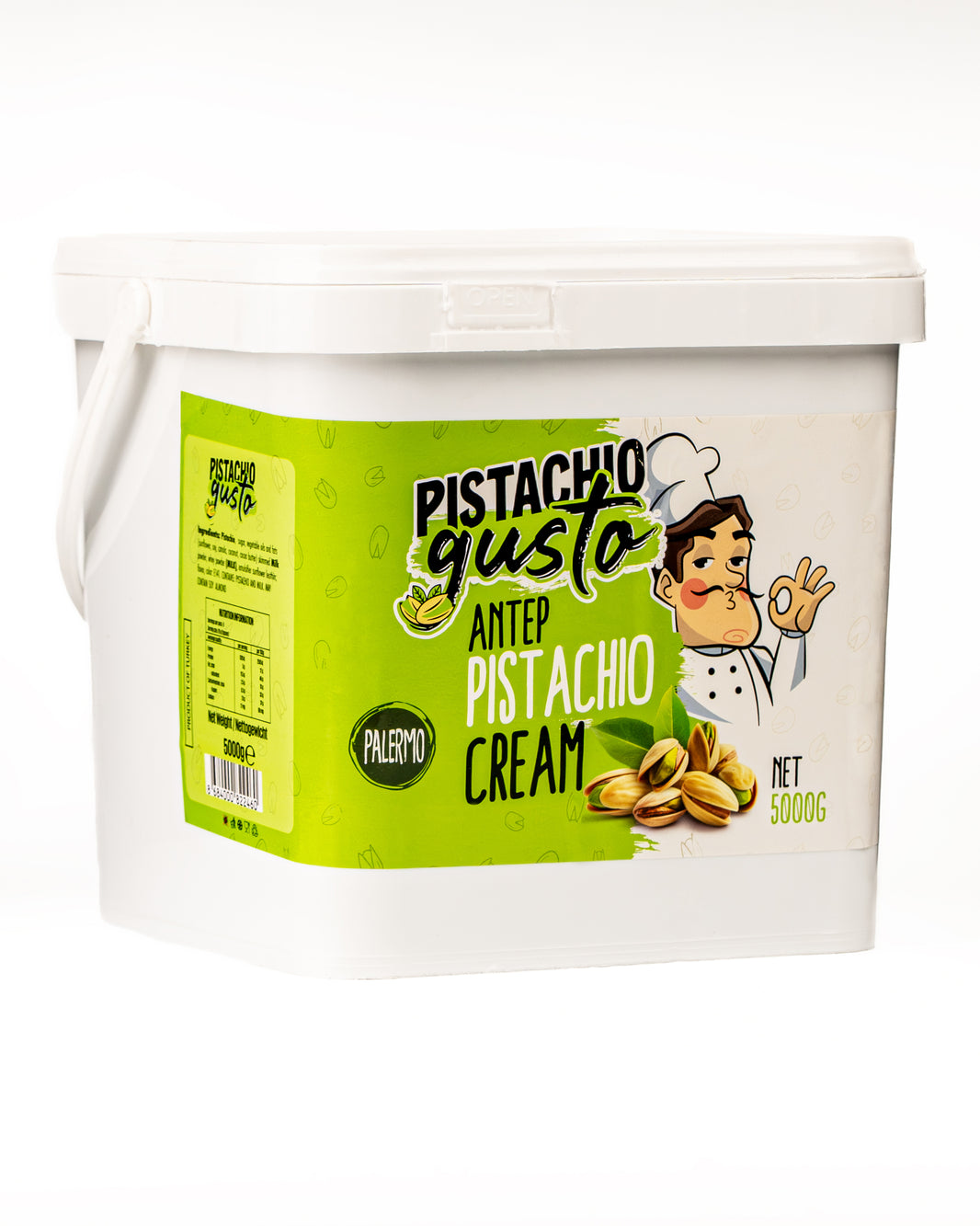 5 KG'LIK KOVA - BYGUSTO %30 FISTIK KREMASI - PALERMO