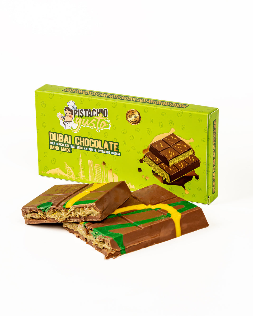 BYGUSTO DUBAİ SÜTLÜ ÇİKOLATASI 200 GR