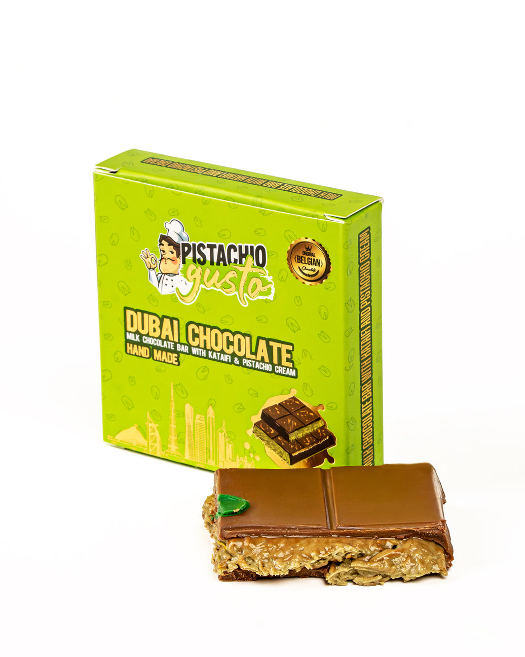 Pistachio Gusto Dubai Chocolate 100g