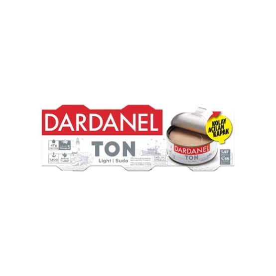 Dardanel Ton Light Tuna 75grX3