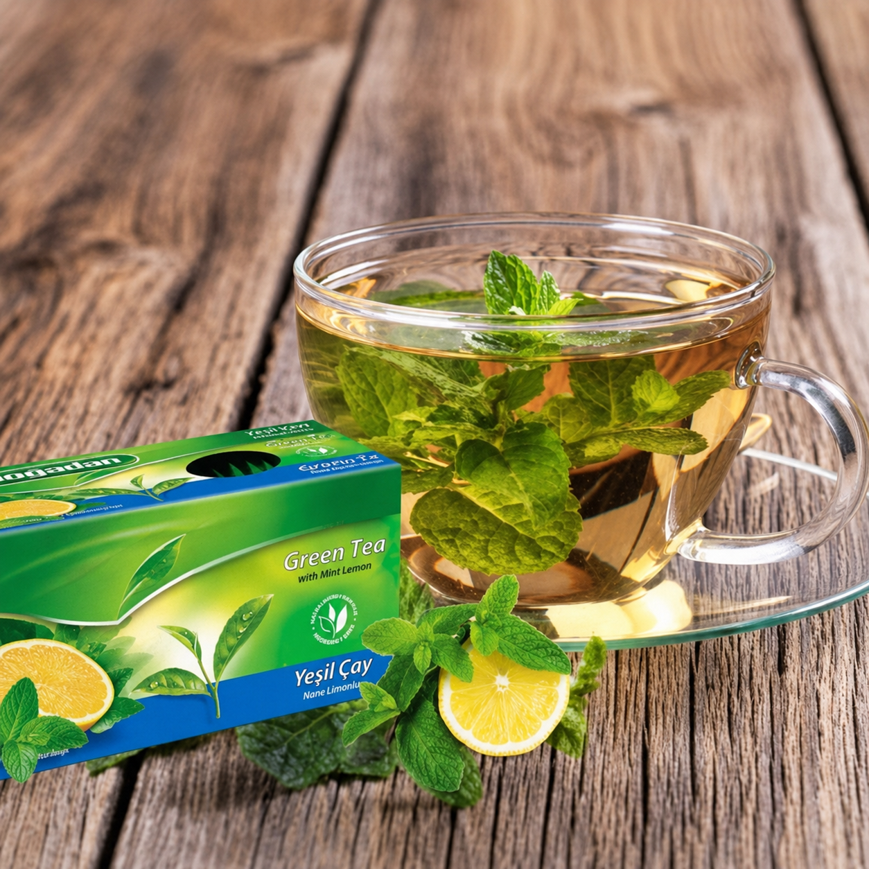 Dogadan Green Tea with Mint & Lemon 20 Bags