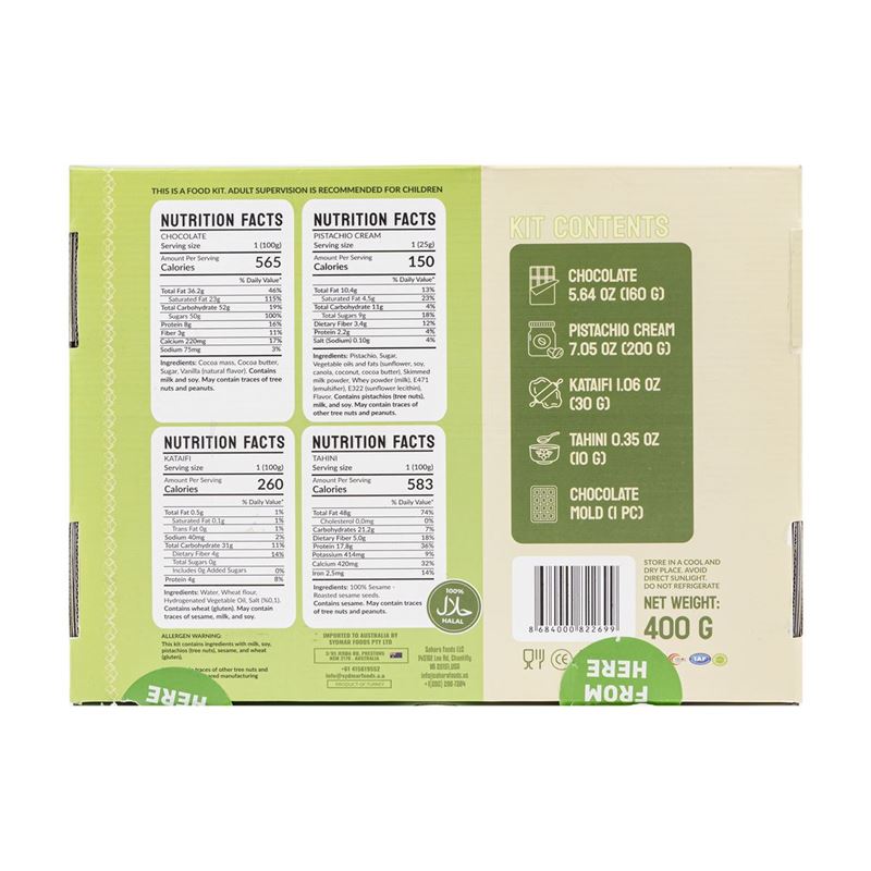 Pistachio Gusto - Dubai Chocolate DIY Kit - 5 in 1
