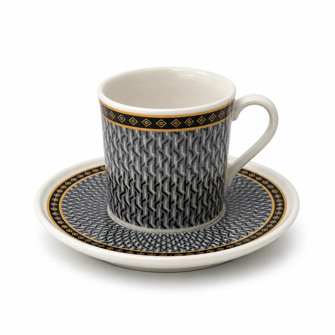 Emir Turkish Coffee Cups - Modern Set of 6
