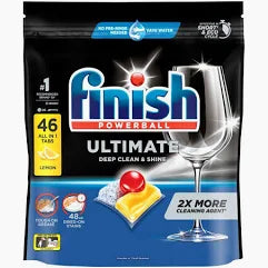 Finish Ultimate Dishwasher Tablets Lemon | 46 Pack