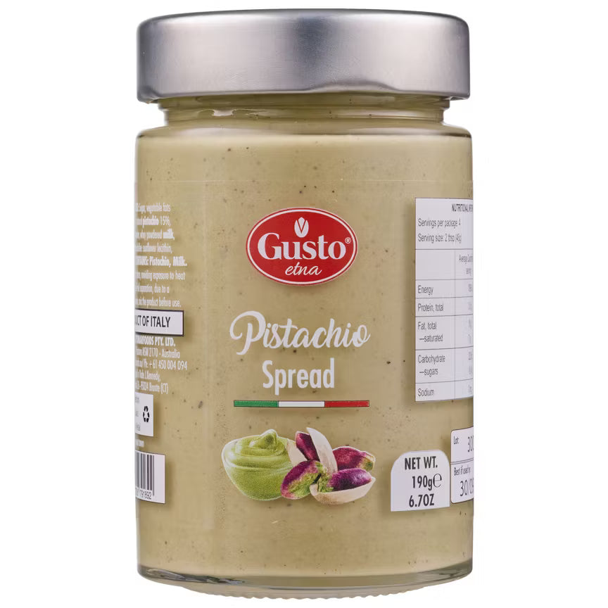 Gusto Etna Pistachio Spread 190g