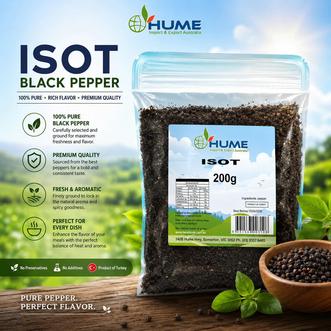 Hume Isot Pepper 200g