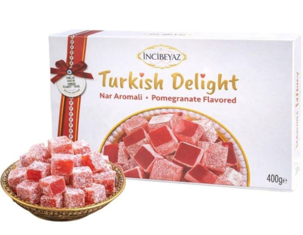 Incibeyaz Pomegranate Turkish Delight 400g