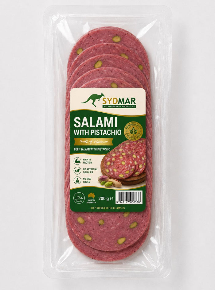 Sydmar Beef Salami with Pistachio 200g