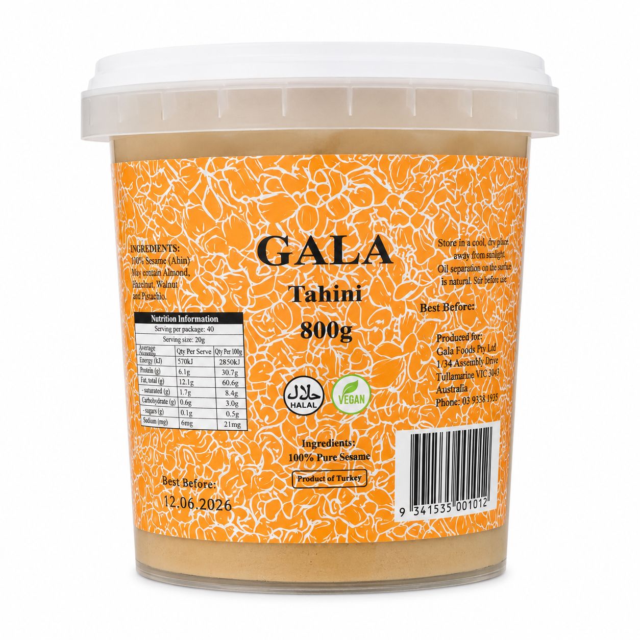 Gala Tahin 800g