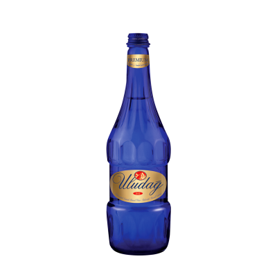 Uludag Premium Carbonated Mineral Water Glass Bottle 750ml