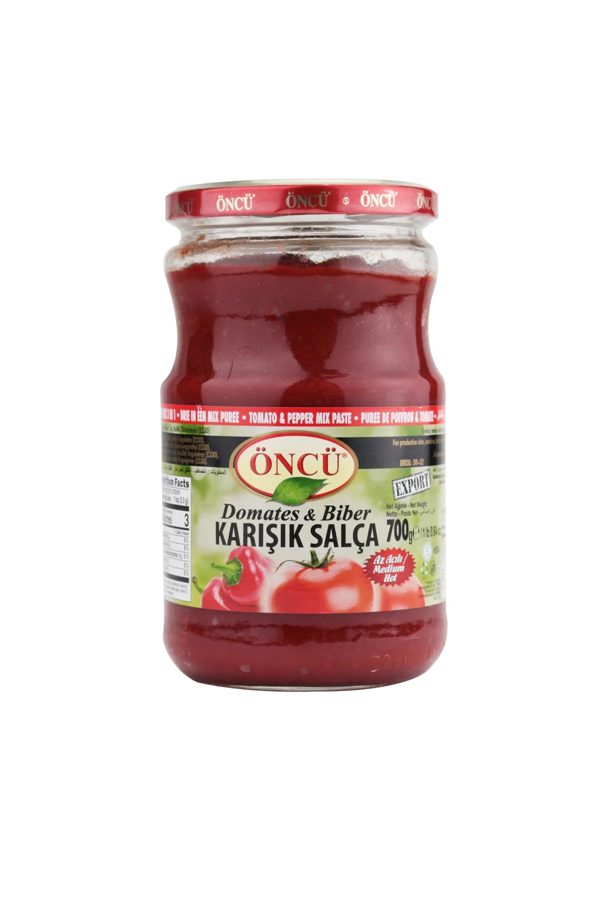 Oncu Pepper & Tomato Mixed Paste 700g