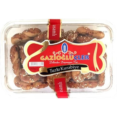 Gazioğlu Ucler Tuzlu Kurabiye 350g (Salted Cookies)