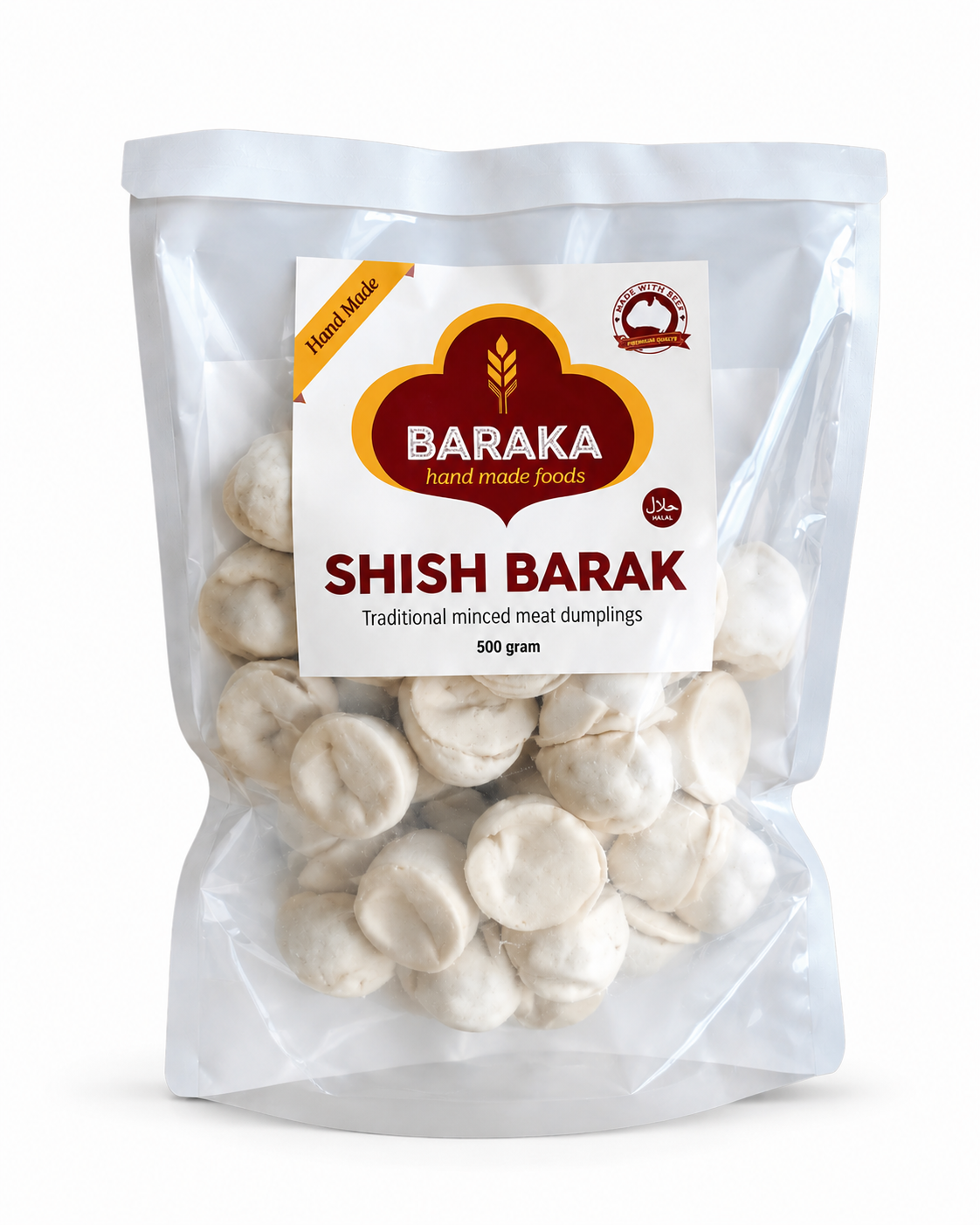 Baraka Shish Barak 500g (Hand Made)