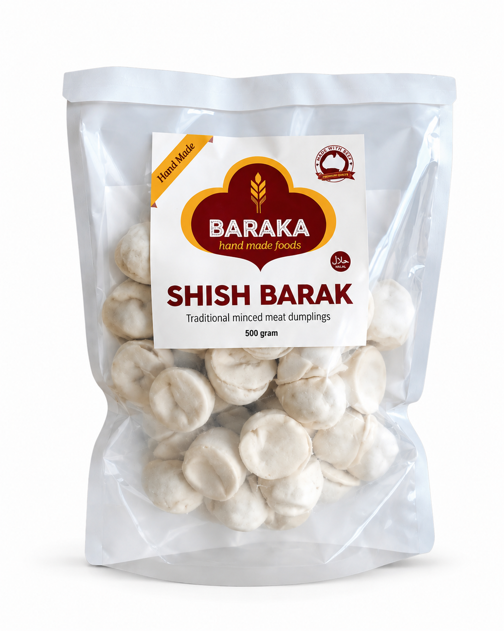 Baraka Shish Barak 500g (Hand Made)