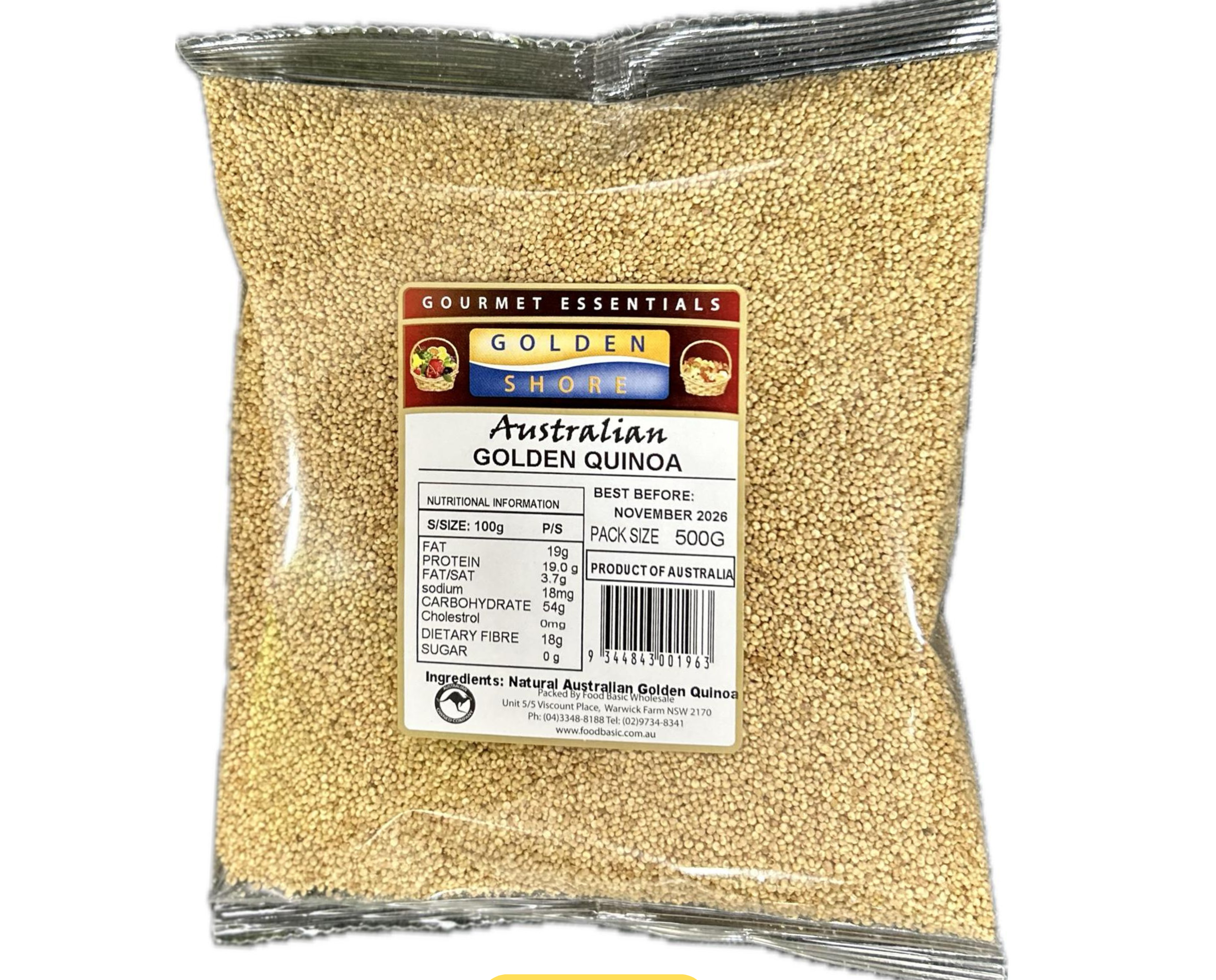 Golden Shore White Quinoa 500g