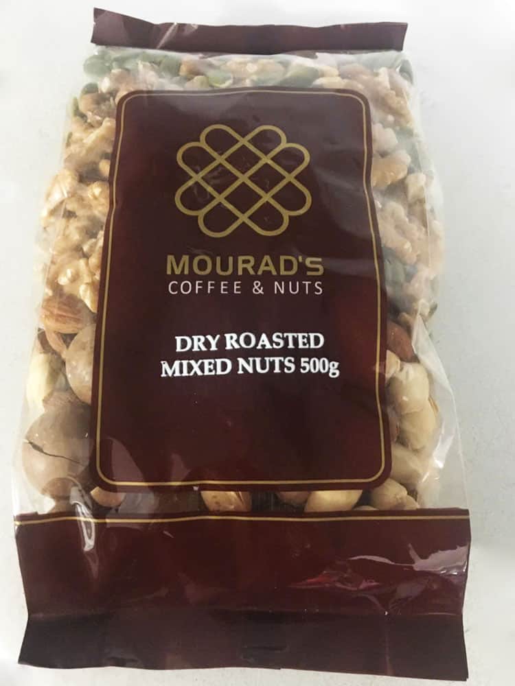 Mourads Dry Roasted Salted Mixed Nuts