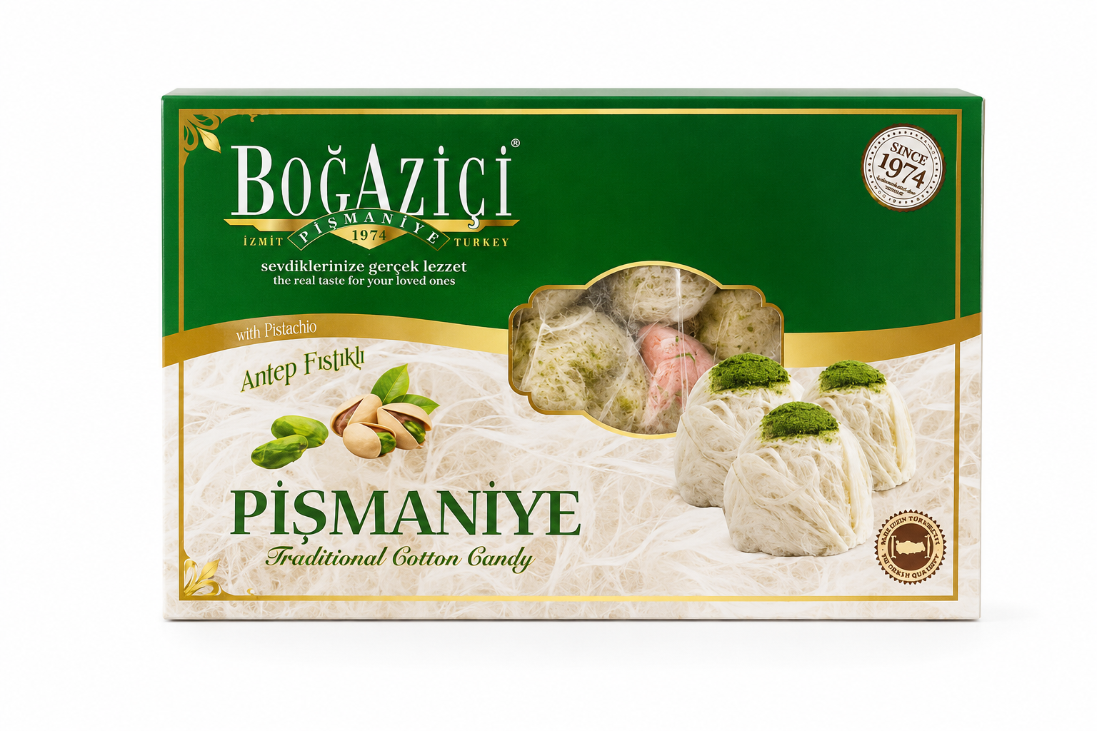 Bogazici Cotton Candy Pistachio (Pismaniye) 250g