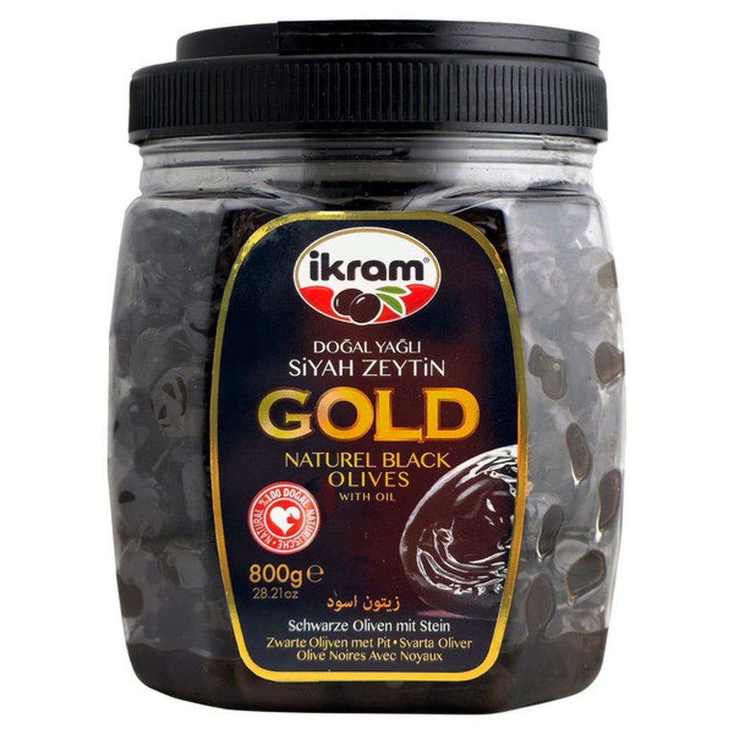 Ikram Gold Black Olives 800g