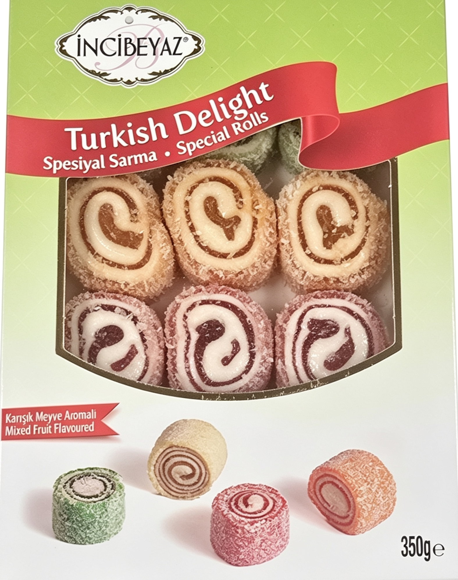 Incibeyaz Mixed Wrap Turkish Delight 350g