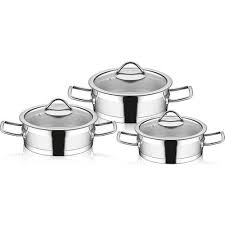Kahramanlar Sirma Omelette Set 3pans with Lids
