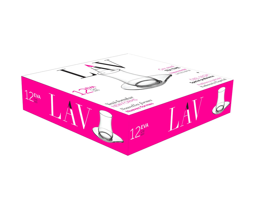 LAV Eva Tea Time Glasses Set of 12