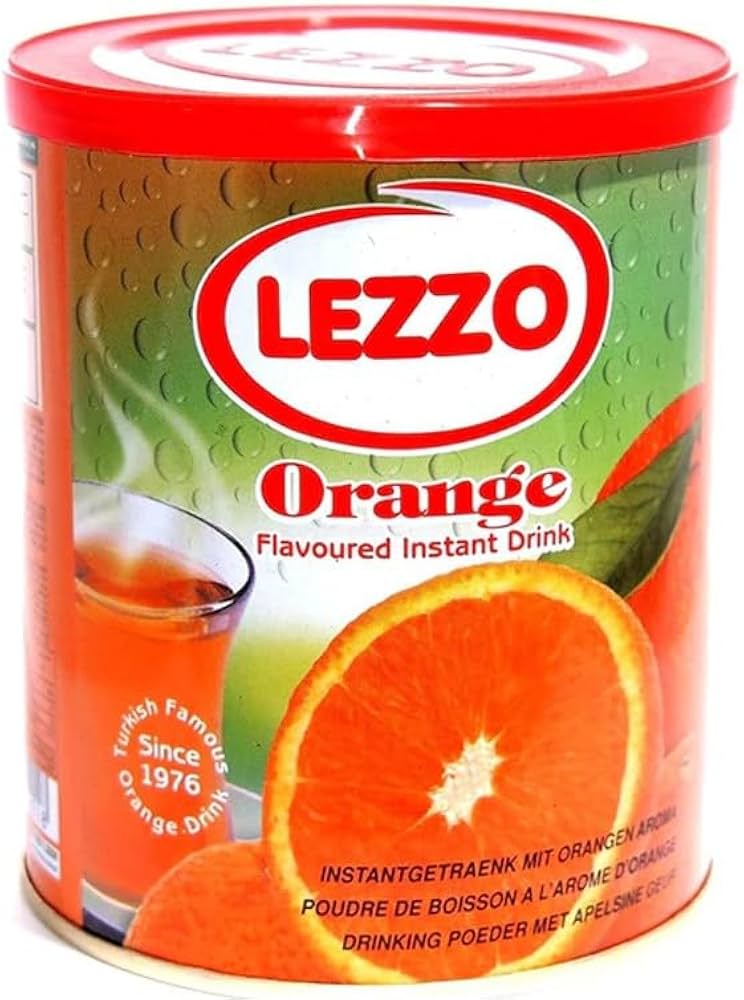 LEZZO ORANGE TEA TIN 700g