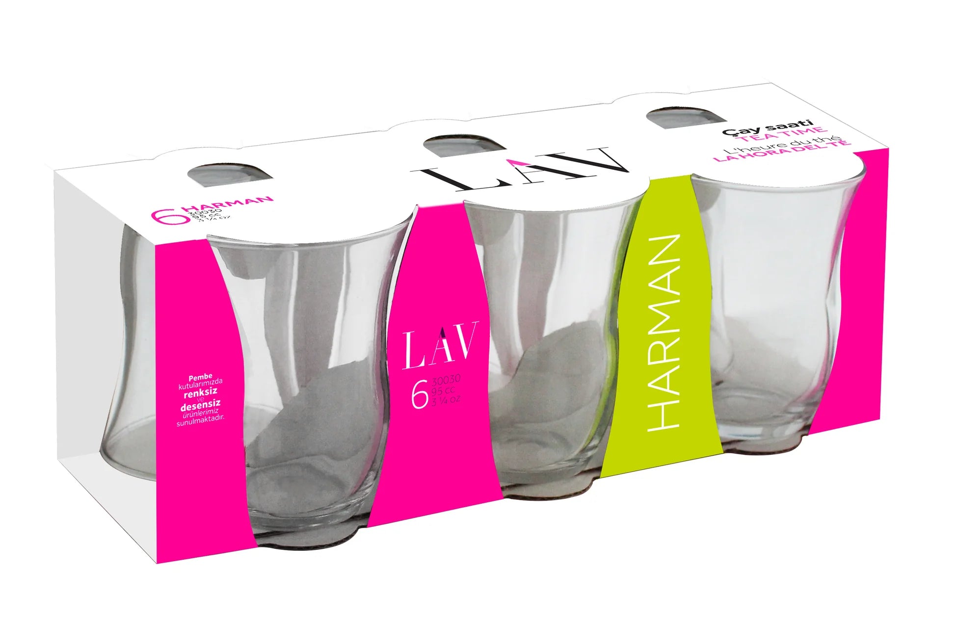 LAV Harman Tea Glass Set of 6