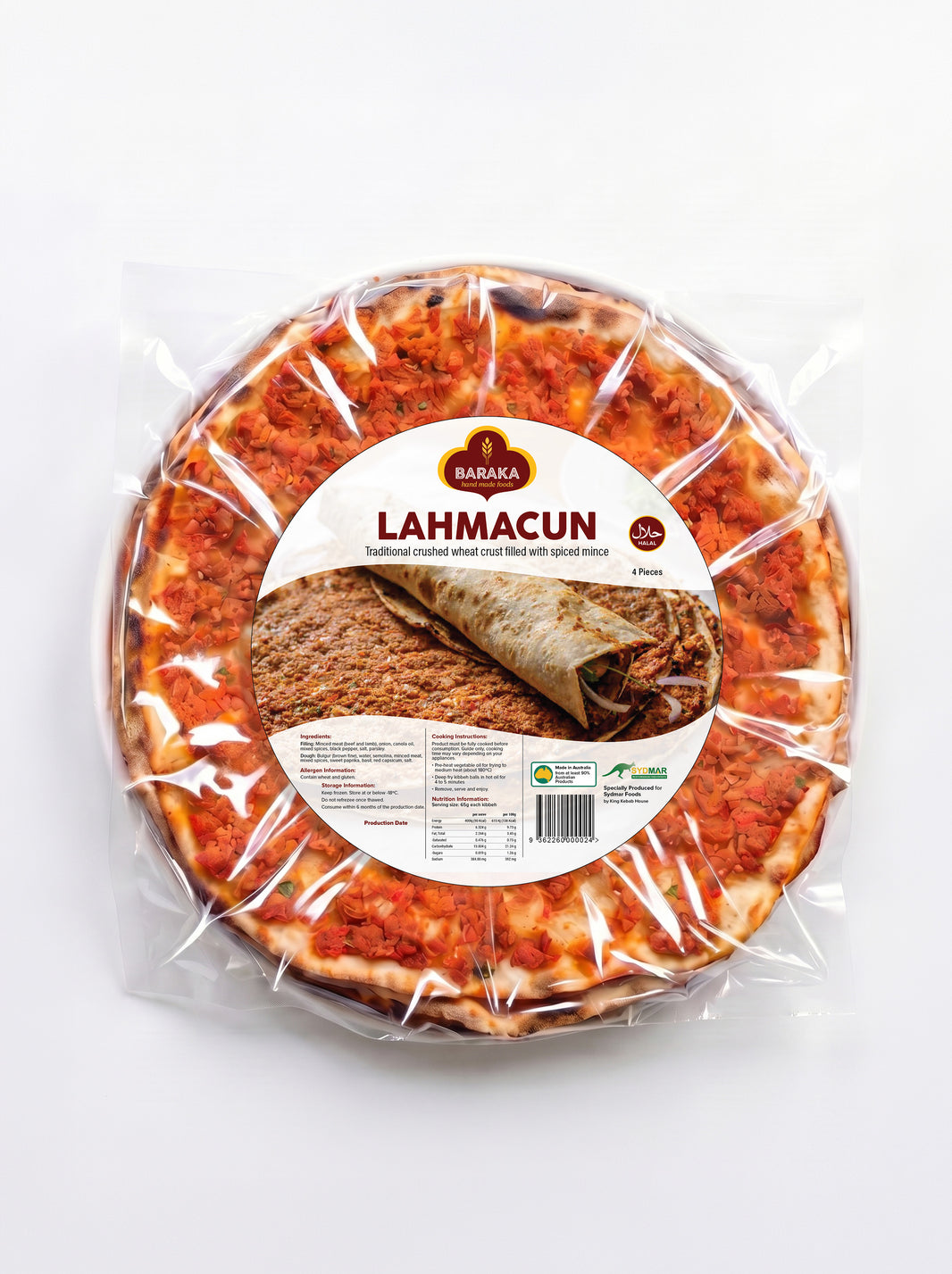 Baraka Lahmacun Twin Pack - Ready to Eat